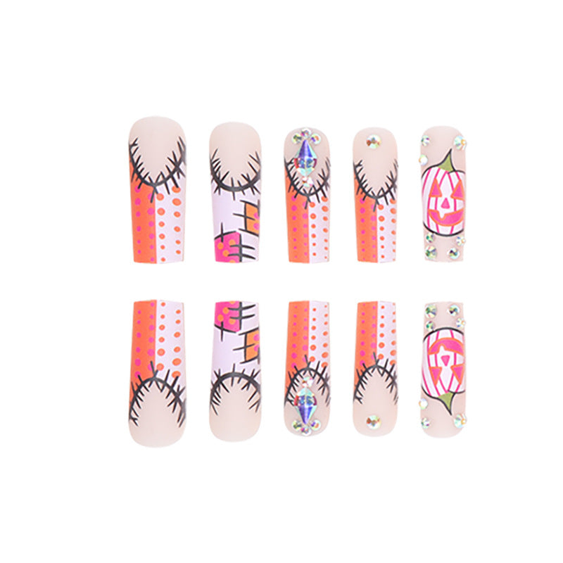 Artistic Halloween-Themed Nail Art Set Stornfield