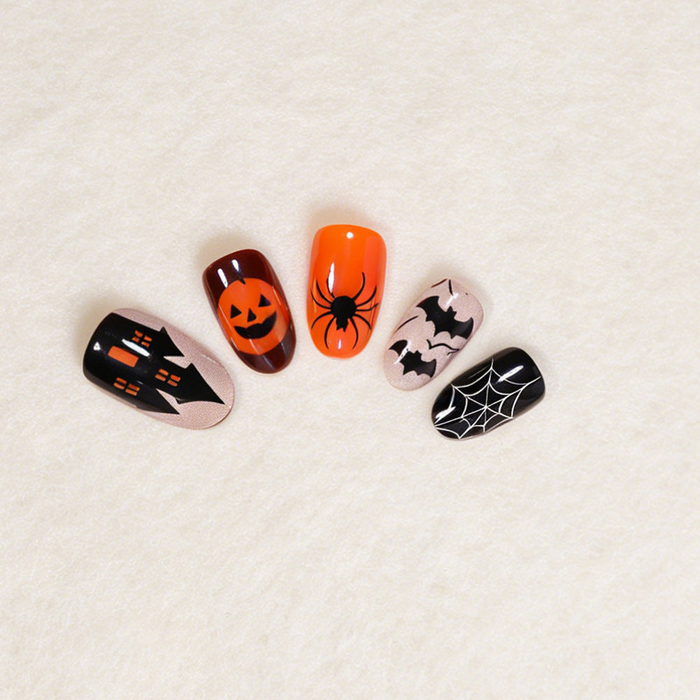 Halloween Themed Press-On Nail Art Kit Stornfield