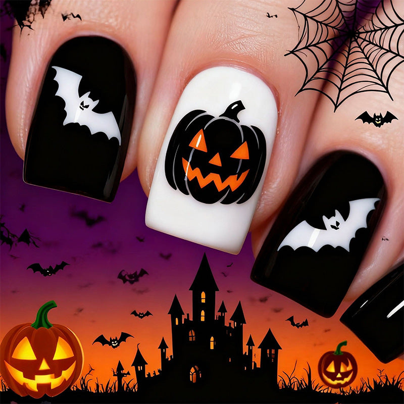 Acrylic nail set with Halloween motifs Stornfield