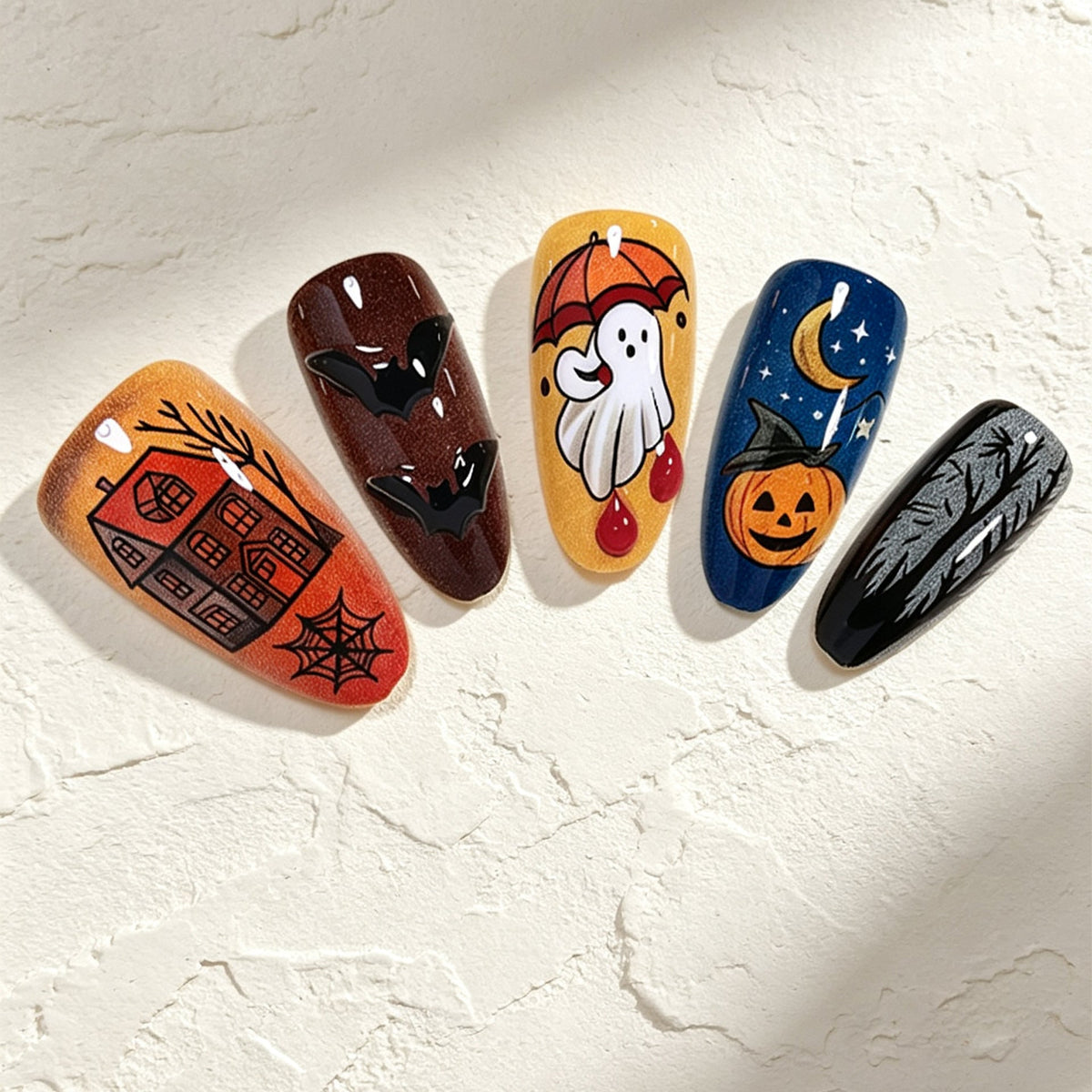 Halloween-Themed Nail Art Design Stornfield