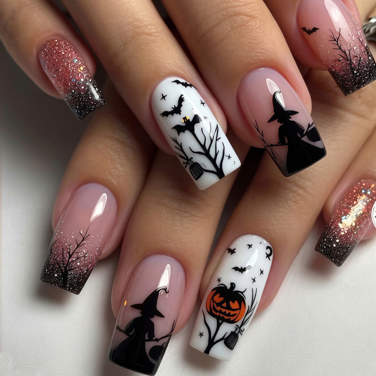 Themed Halloween Nail Art Design Stornfield