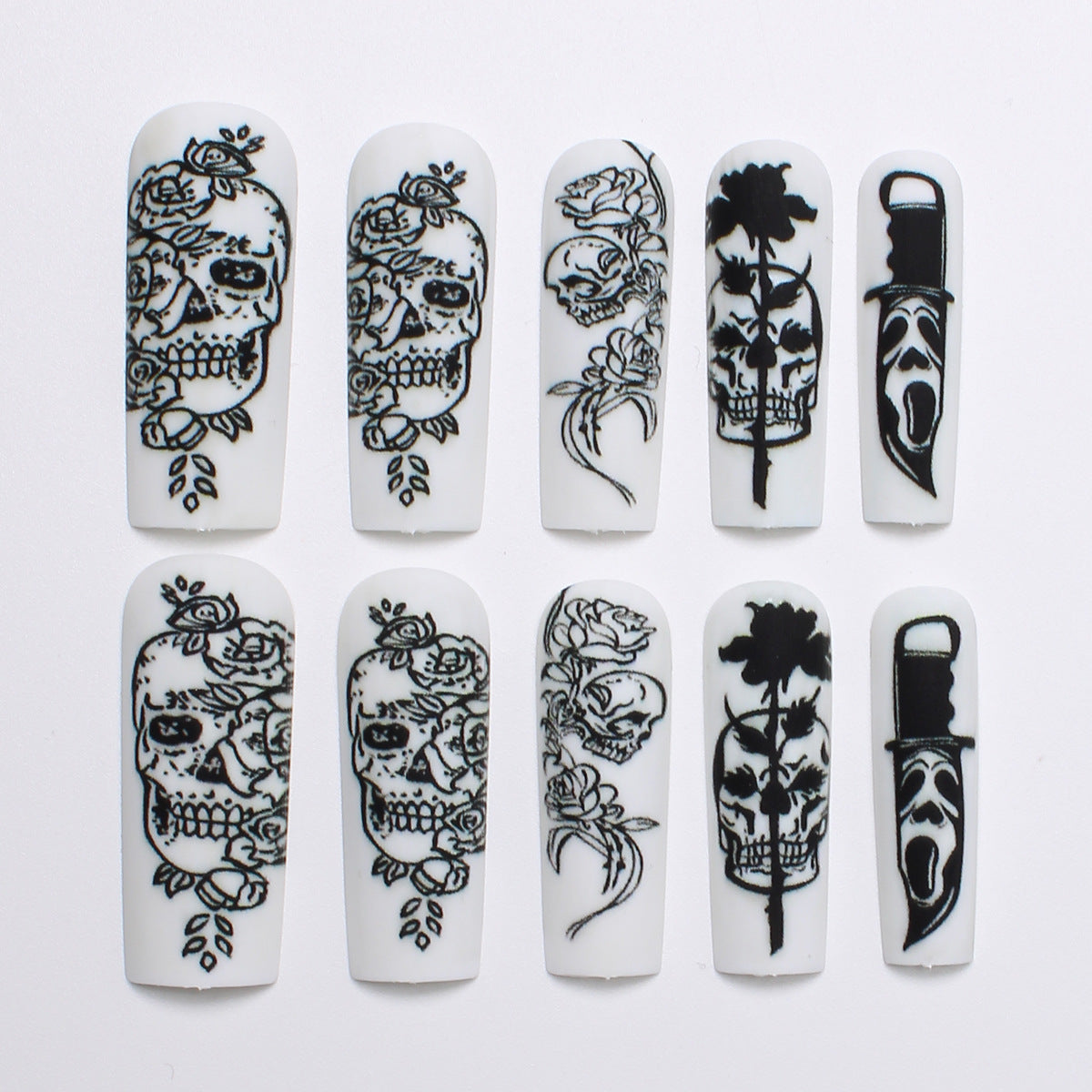 Glamorous Halloween Art Nails Stornfield