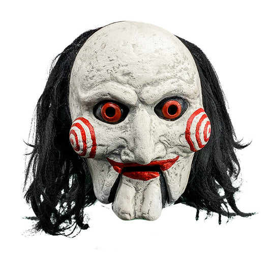 Billy Puppet Mask – SAW Moving Mouth Halloween Horror Mask - Brumz