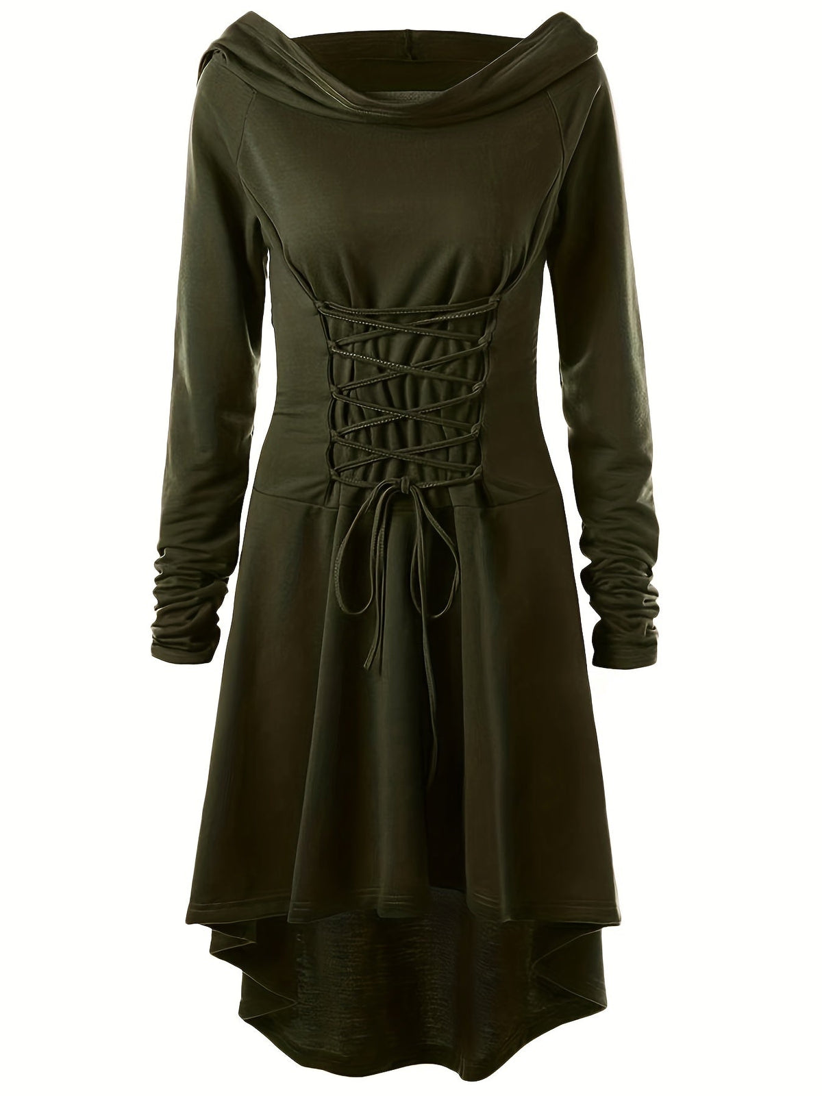 Women’s Medieval Halloween Film Costume Dress | Padded Long Sleeves