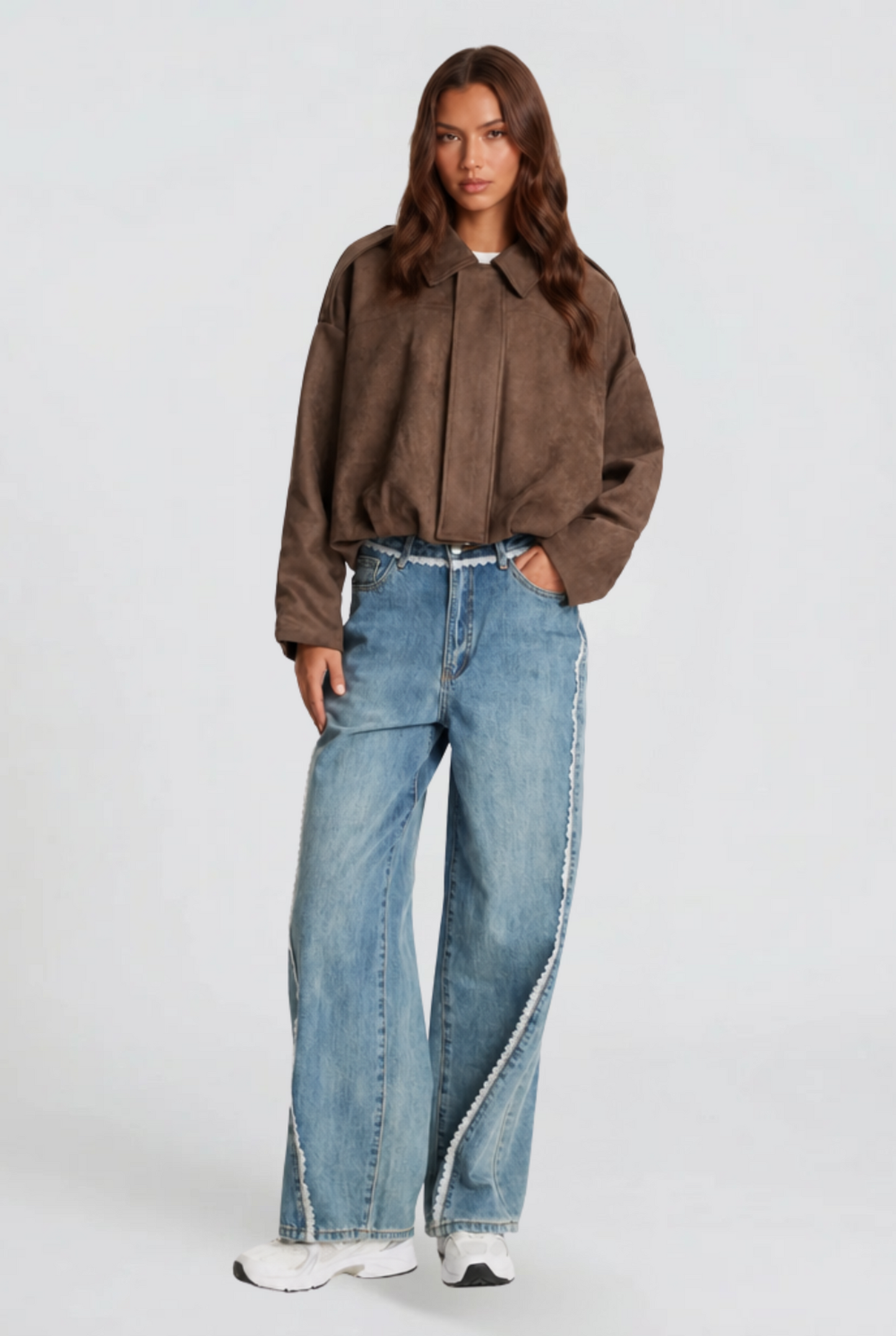 Oversized Suede Jacket
