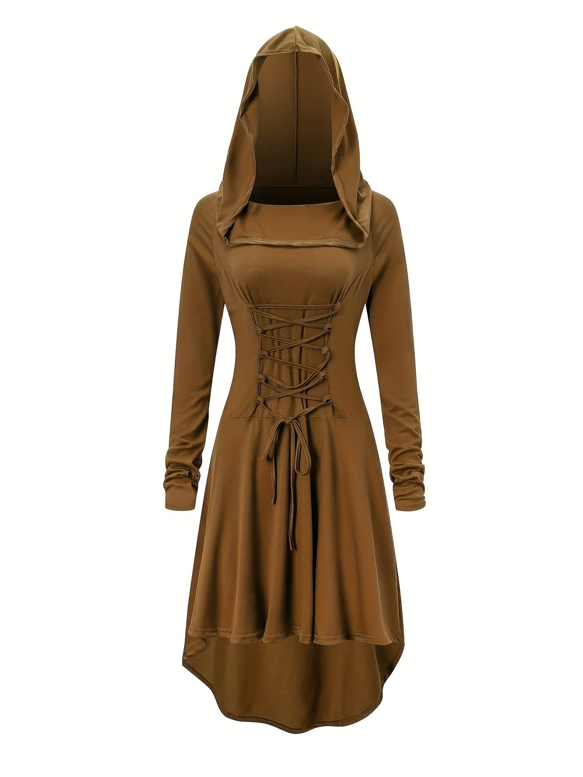 Women’s Medieval Halloween Film Costume Dress | Padded Long Sleeves