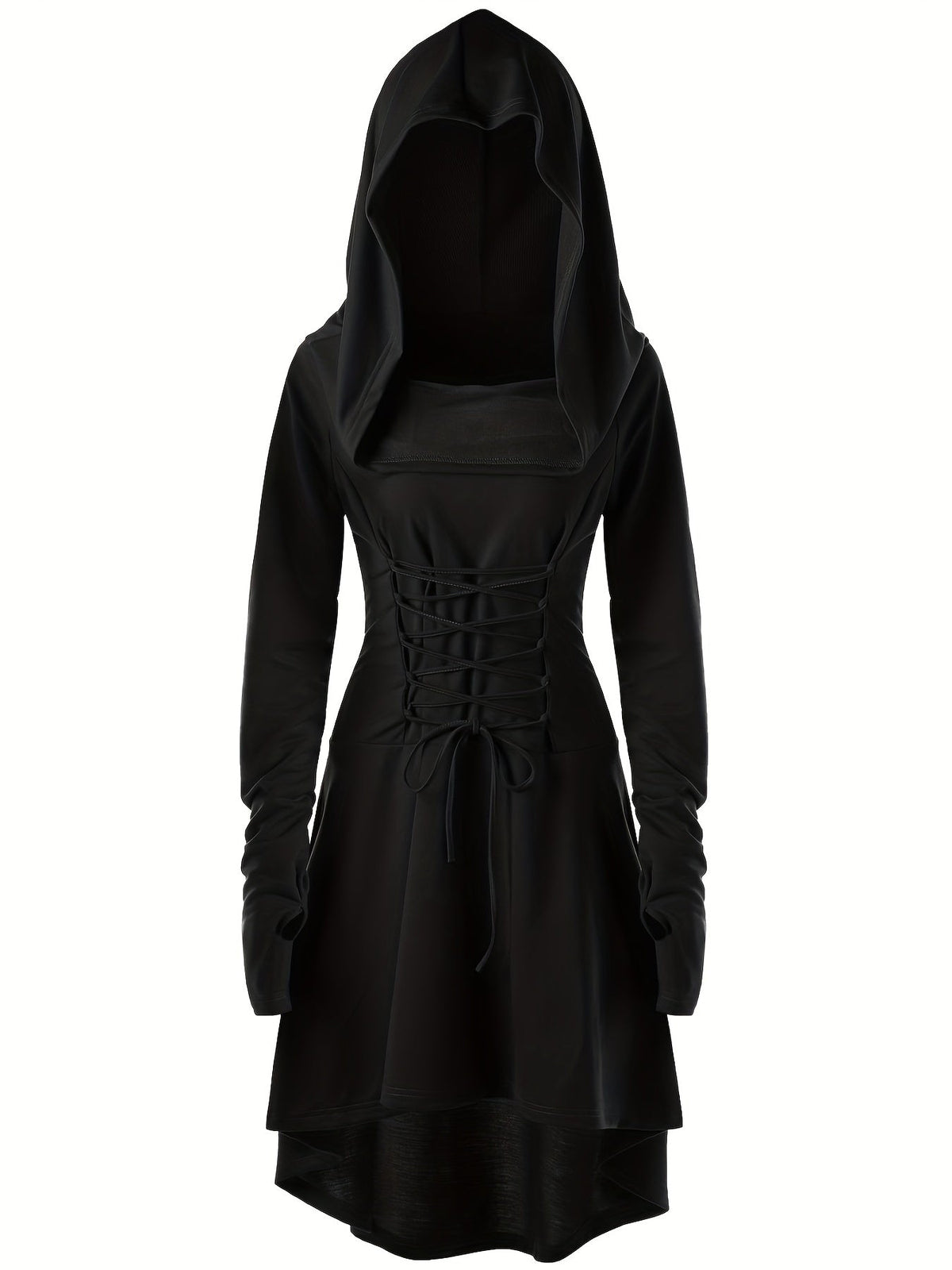 Women’s Medieval Halloween Film Costume Dress | Padded Long Sleeves