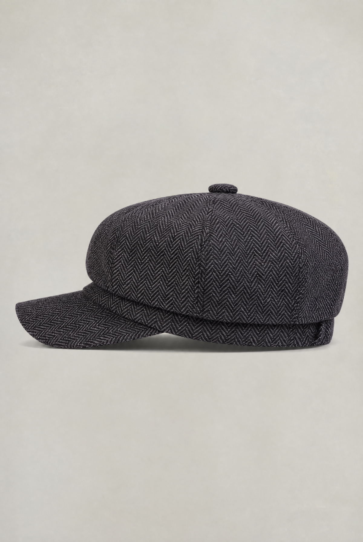 Men's Herringbone Newsboy Flat Cap