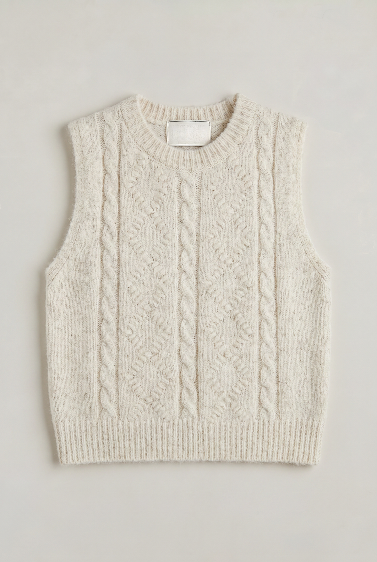 Women's Cable Knit Jumper Vest