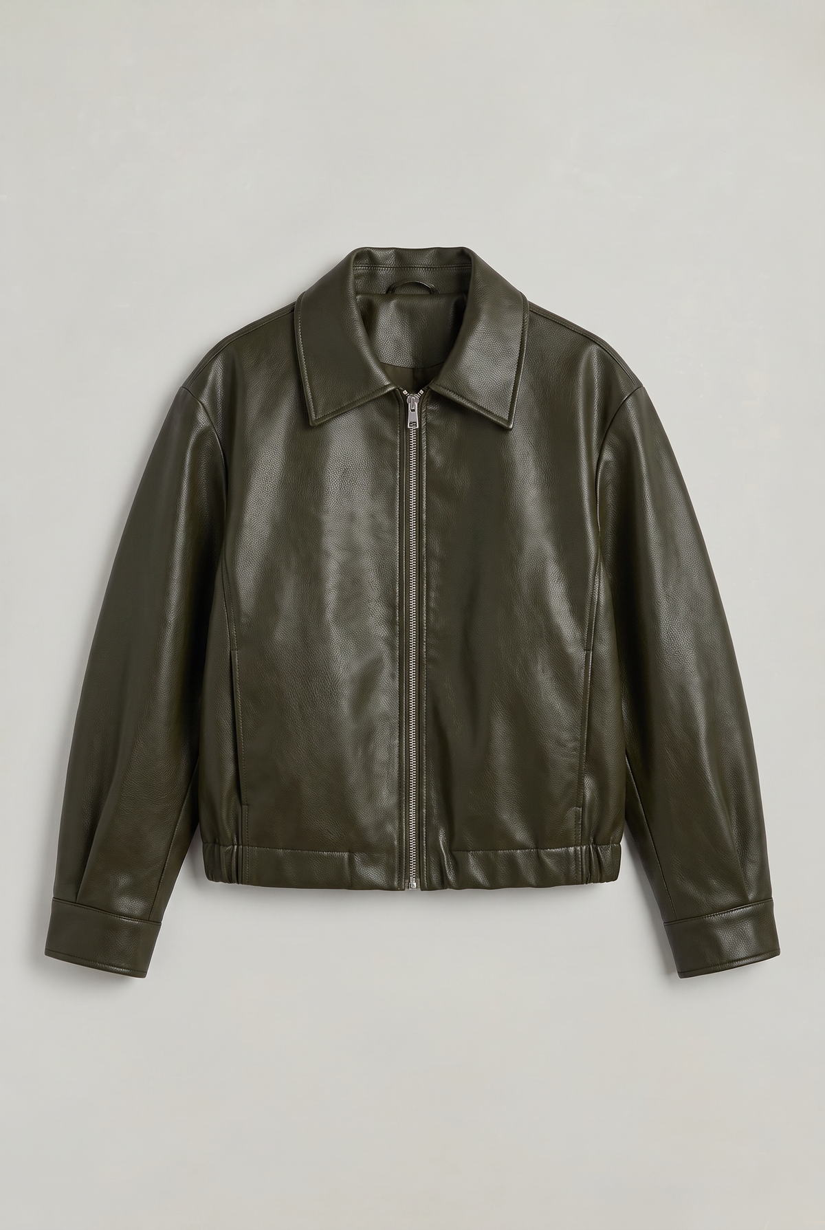 Women's Oversized Collared Bomber Jacket
