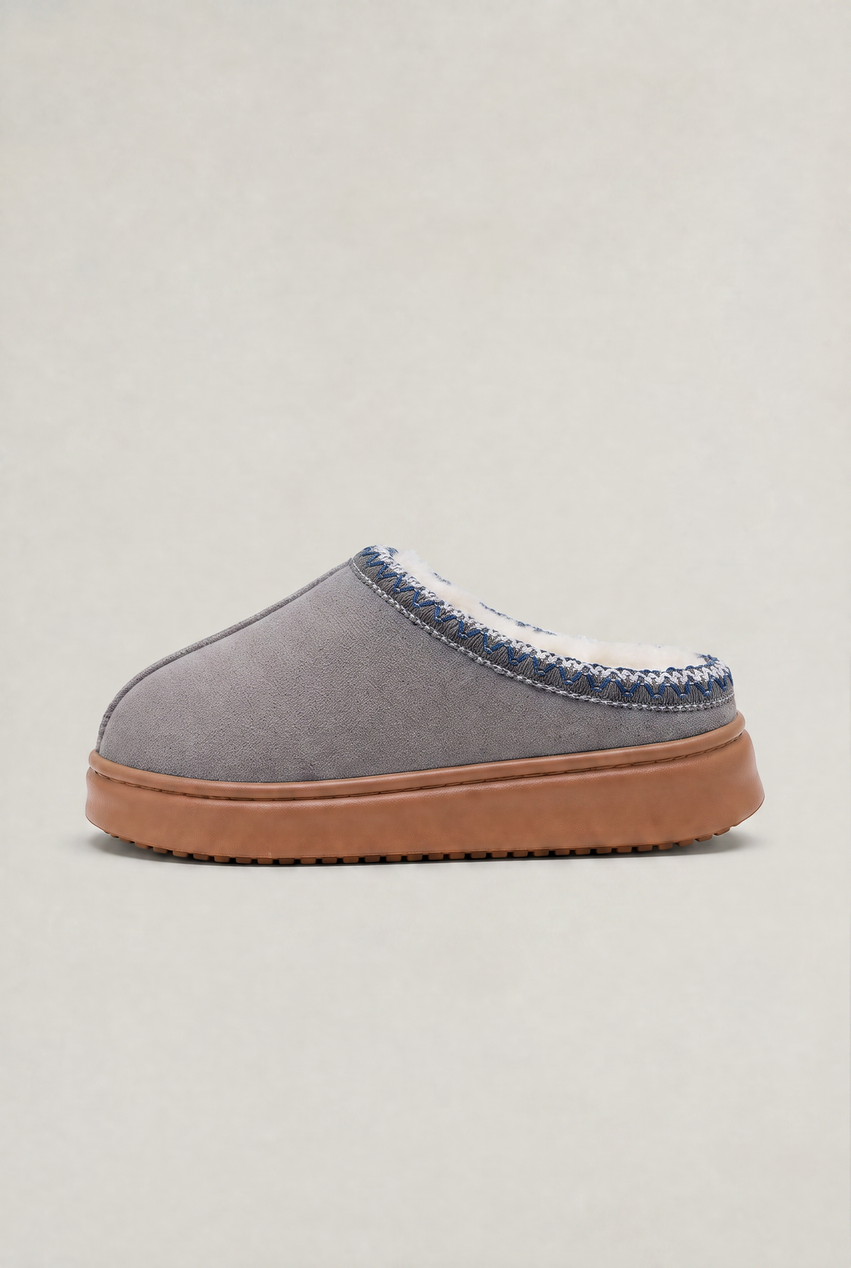 Women’s Fur Lined Suede Look Clogs