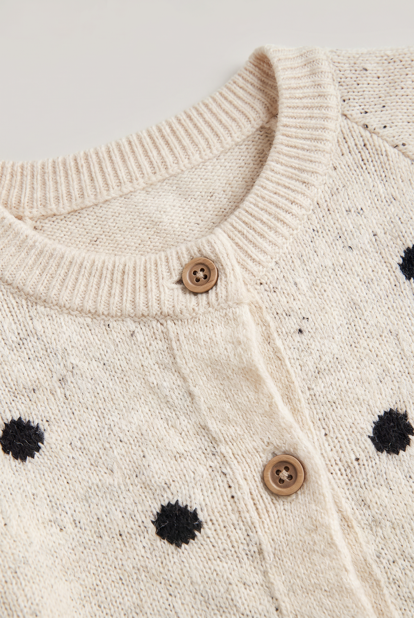 Women’s Polka Dot Button-Up Cardigan