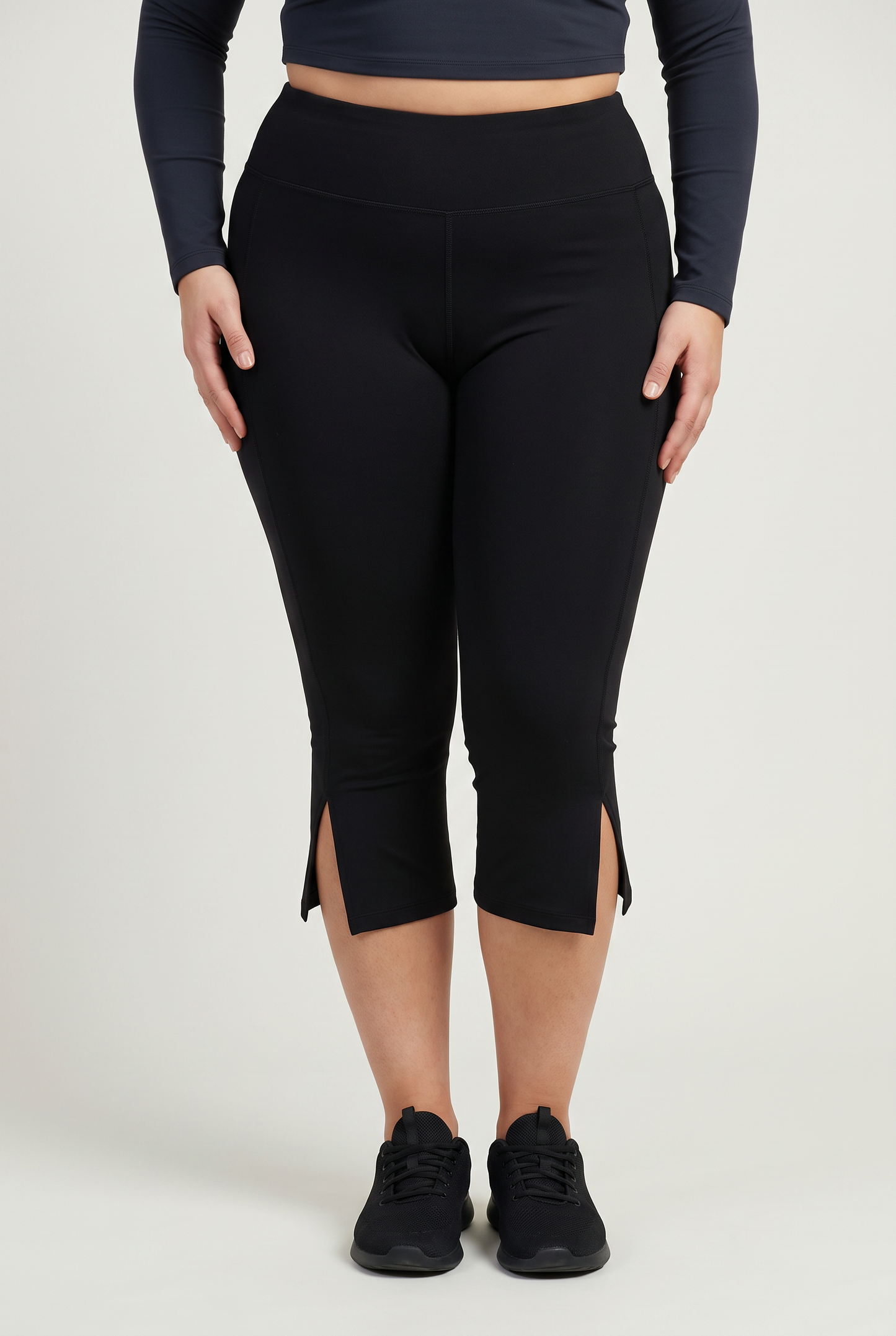 Women’s Split-Hem Capri Leggings