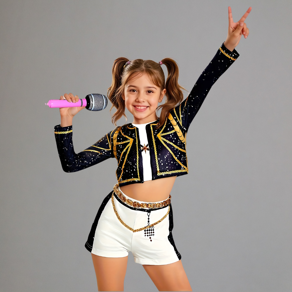 Kpop Hunter Halloween Costume Children Outfit