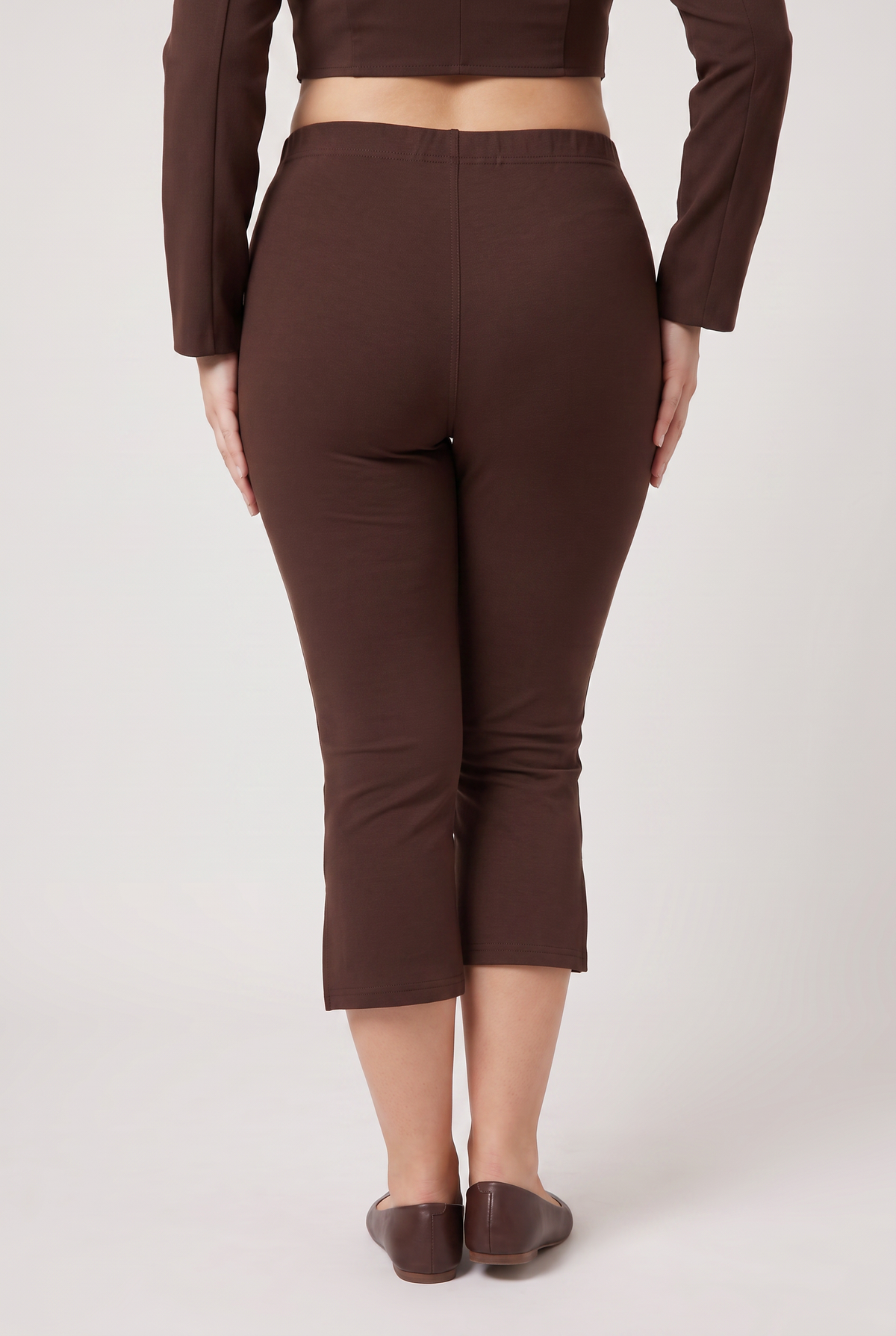 Women’s Split-Hem Capri Leggings
