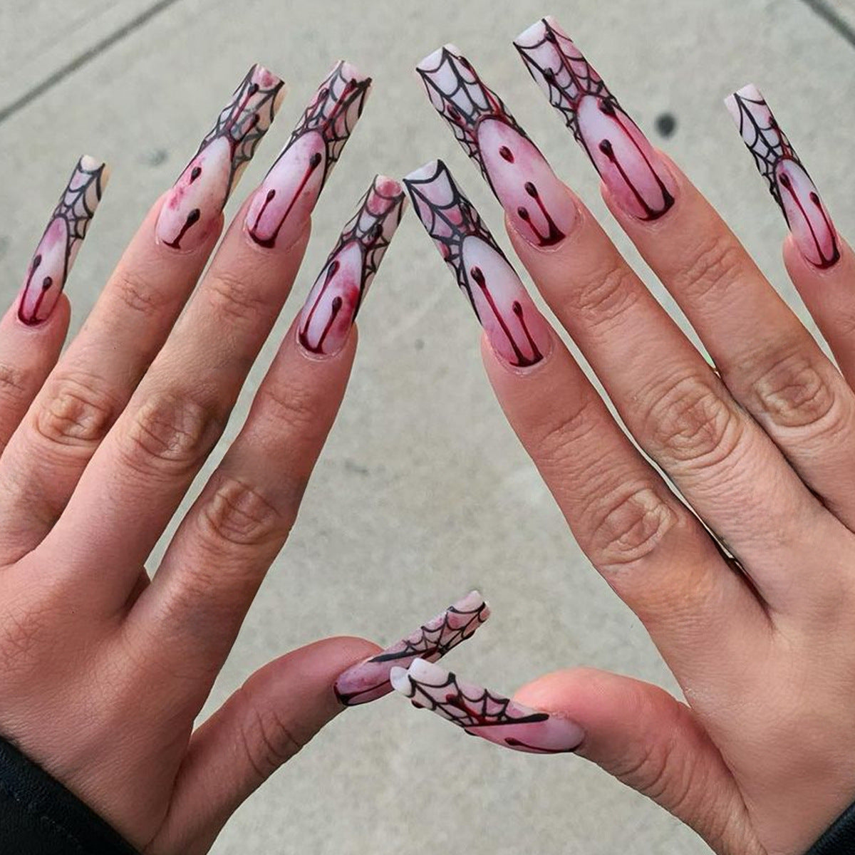 Gothic Halloween Press-On Nail Art Set Stornfield