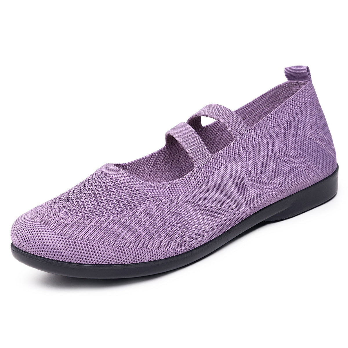 Women's Mary Jane Slippers with Breathable Knit Upper