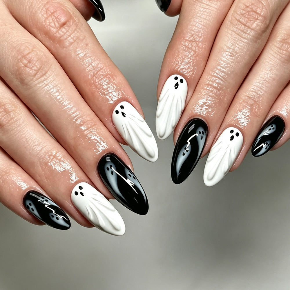 Halloween Ghost Nail Art Stornfield