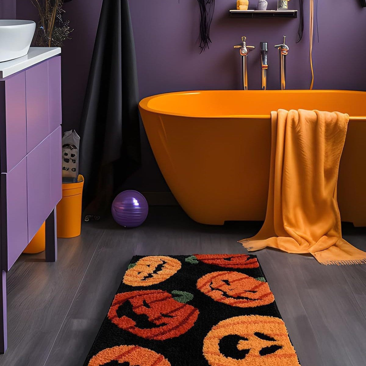 Fun Halloween-Themed Decorative Area Rug Stornfield