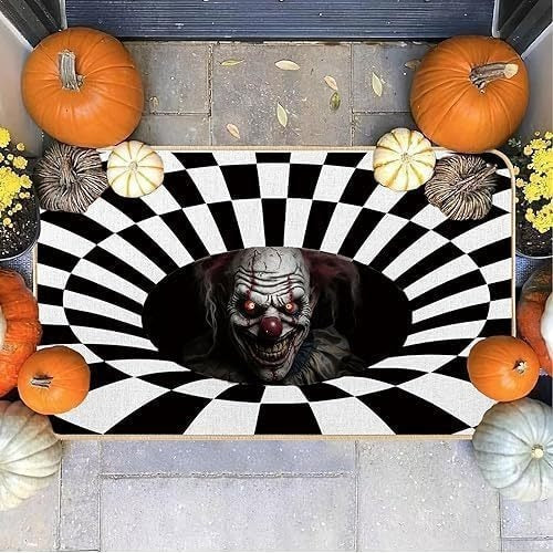 Halloween-Themed Slotted Entrance Mat Stornfield