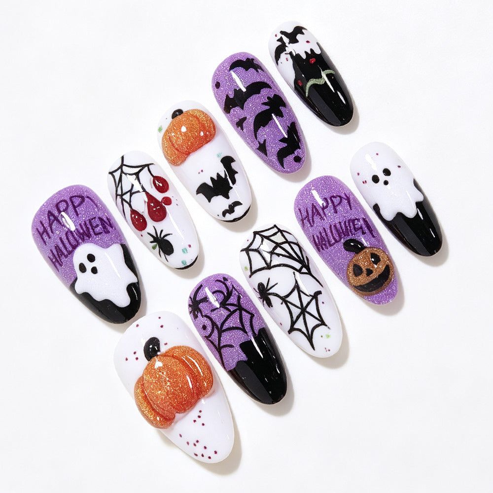 Halloween-Themed Creative Press-On Nails Stornfield