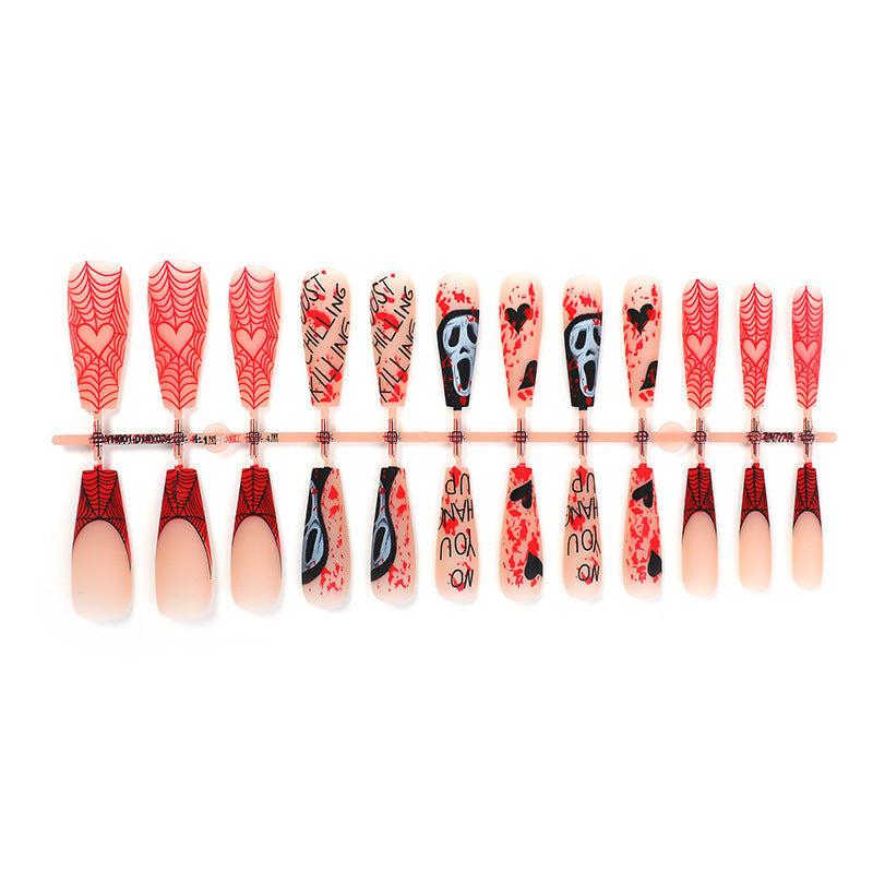 Halloween-Themed Decorative Press-On Nails Stornfield