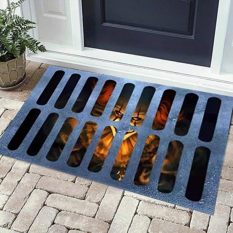 Halloween-Themed Slotted Entrance Mat Stornfield
