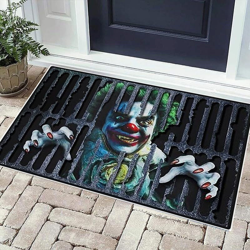 Halloween-Themed Slotted Entrance Mat Stornfield
