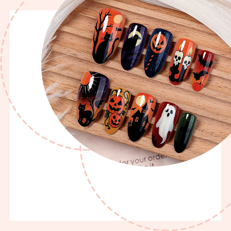 Halloween-Themed Press-On Nail Set Stornfield 1788495816