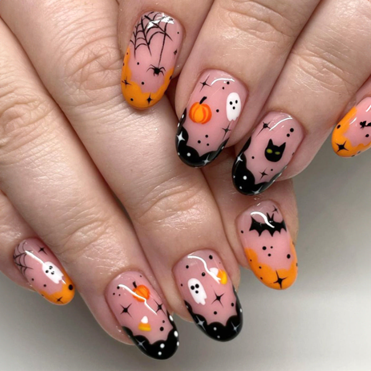 Halloween Themed Press-On Nail Set Stornfield 1788495966