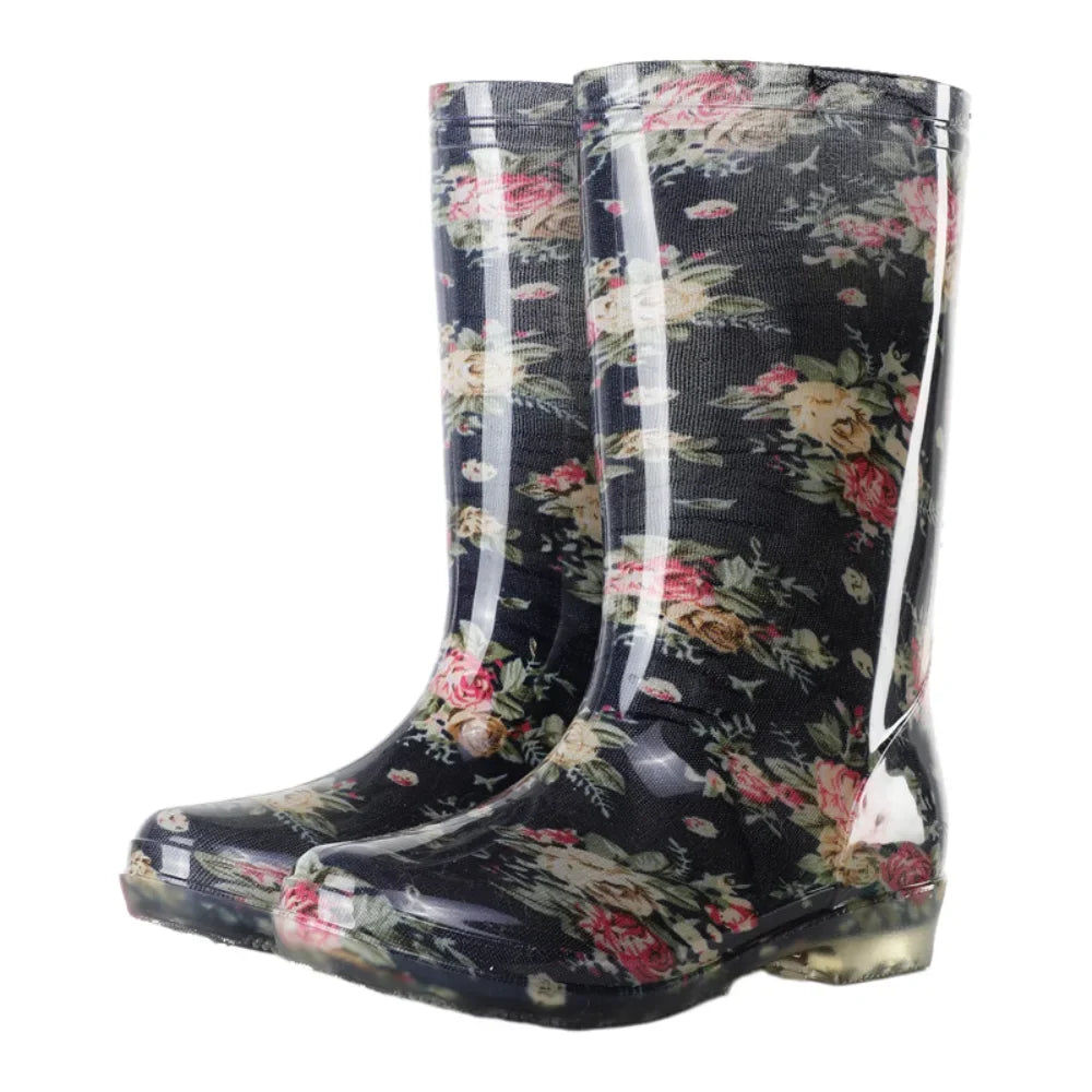 Women's Tall Waterproof Garden Rain Boots - Isolienne