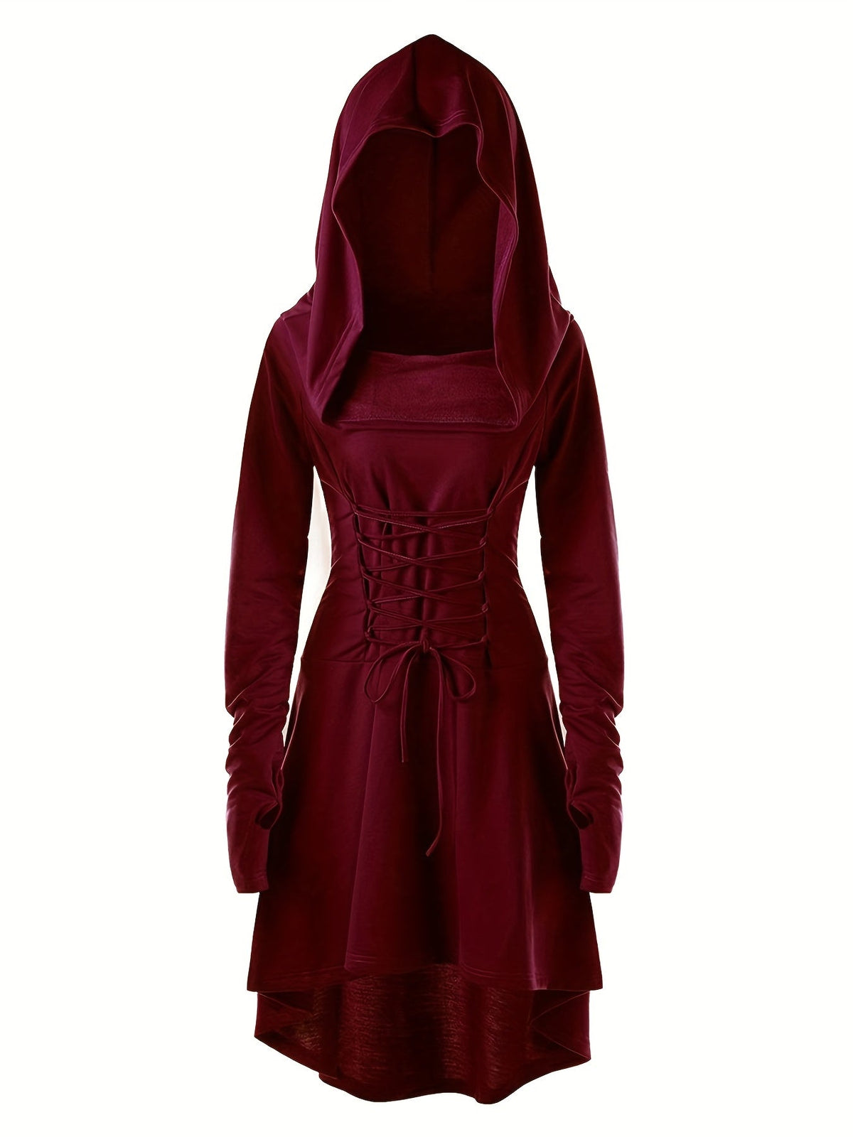 Women’s Medieval Halloween Film Costume Dress | Padded Long Sleeves