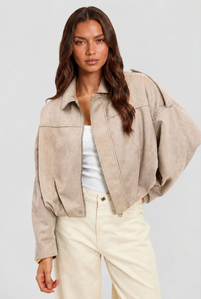 Oversized Suede Jacket